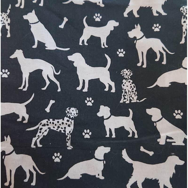 Vide armoire - Chiens noirs et blancs