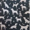 Vide armoire - Chiens noirs et blancs