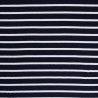 Snood Marinière Marine et Blanc