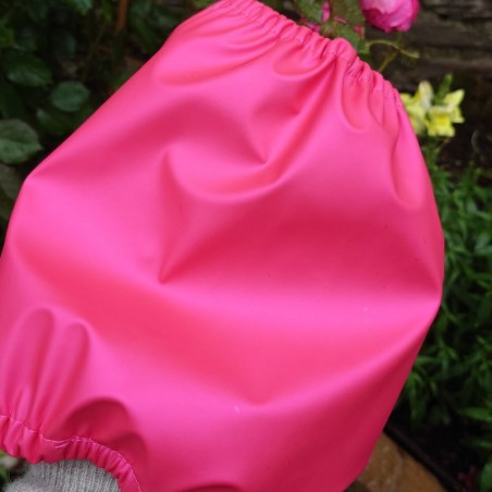 Snood Ciré rose métallisé