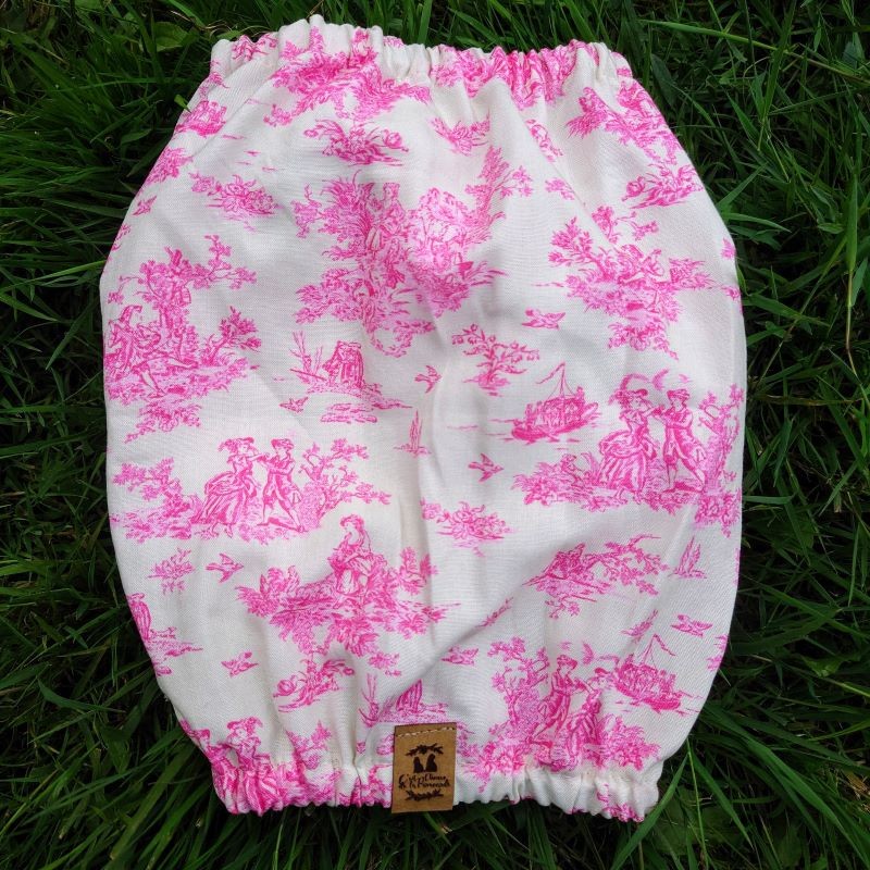 Snood Toile de Jouy Rose