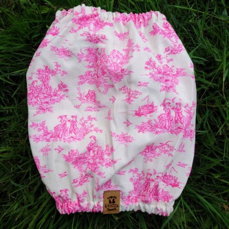Snood Toile de Jouy Rose