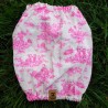Snood Toile de Jouy Rose