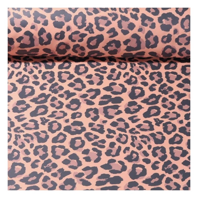Snood ciré léopard