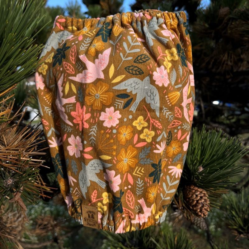Snood Velours Oiseaux