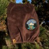 Snood Velours Marron
