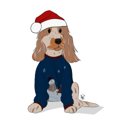 Boule à neige chien