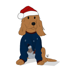 Boule à neige chien