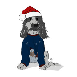 Boule à neige chien