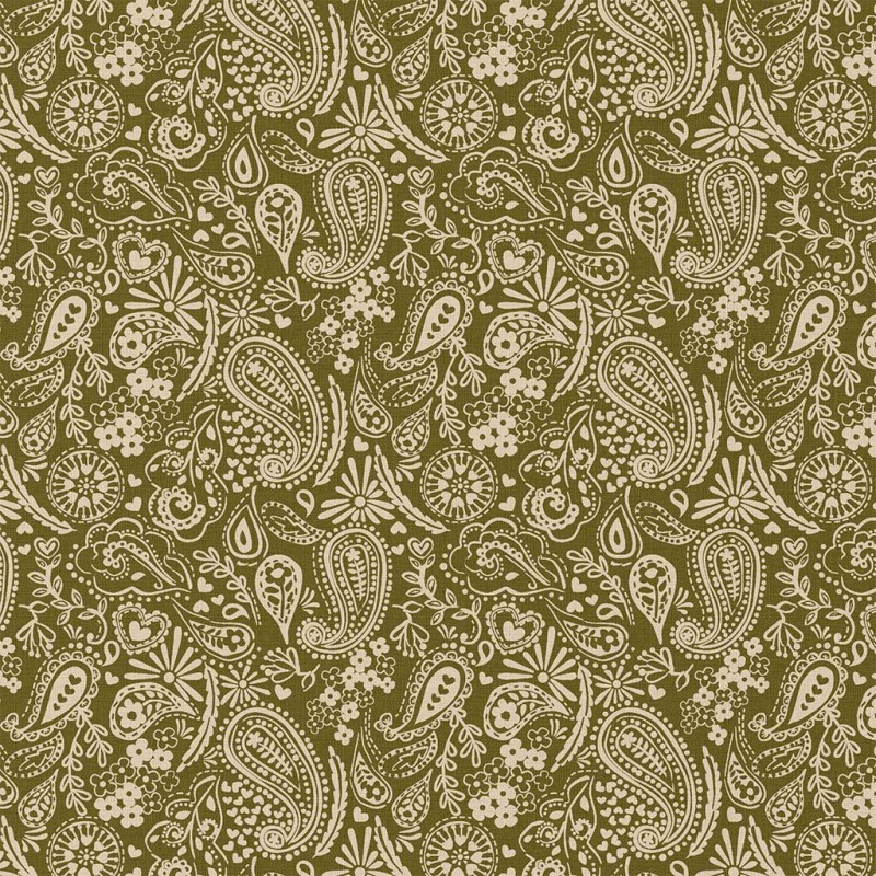 Snood Paisley Kaki