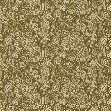 Snood Paisley Kaki