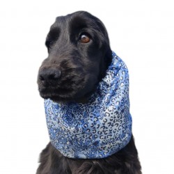 Snood Liberty Léopard Bleu