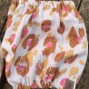Snood Gaze Léopard Rose & Caramel
