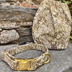 Collier Paisley Kaki
