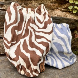 Snood Zèbre marron