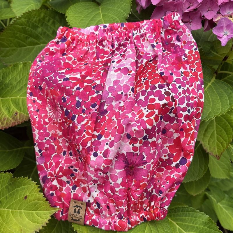 Snood Fleurs Fuschia *