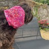 Snood Fleurs Fuschia *