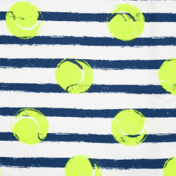 Snood coton pour chien - design tennis