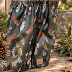 Snood Plumes d’automne kaki imperméable